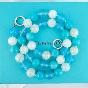 Tiffany & Co. Multi Gemstone Necklace in Amazonite, Moonstone, and Chalcedony